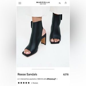 Marcella NYC Reese Sandals Brand New Size 7